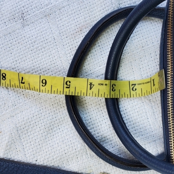 Michael Michael Kors blue leather satchel crossbody‎ - Picture 9 of 16